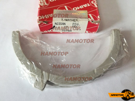 Вкладыш упорный NISSAN PD6, PE6. TW-1084, T3307K1, T076H, 12280-96025, 12280-96027, 12280-96000, 12280-96004  STD  TAIHO
